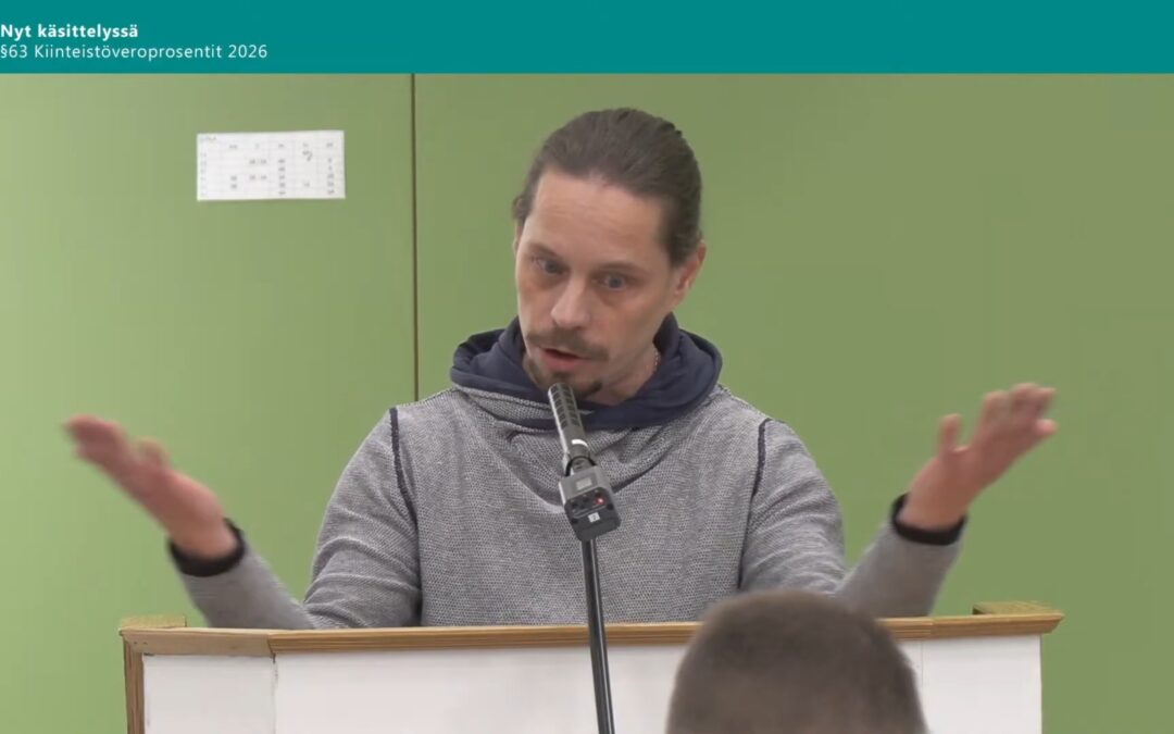 Valtuustopuhe, §63 Kiinteistöveroprosentit, Hämeenkyrö 10.11.2025
